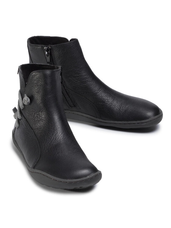 Camper Women's Peu Cami K400506 - Bottines Cheville Cuir Confortables Gris Foncé