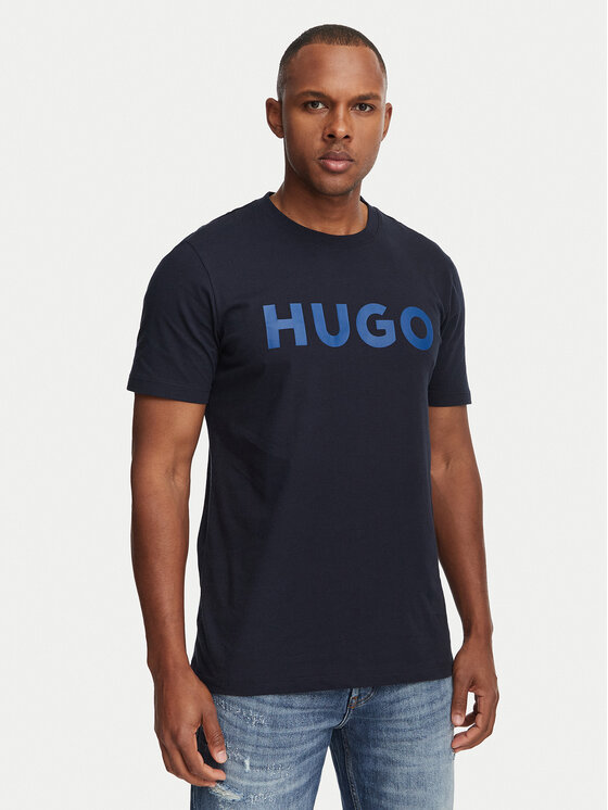 HUGO HUGO Camiseta Dulivio 50467556 Azul marino Regular Fit