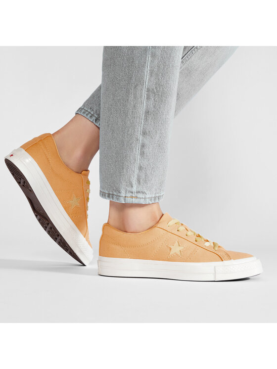 Converse Tenis superge Converse One Star Ox 564153C Rumena
