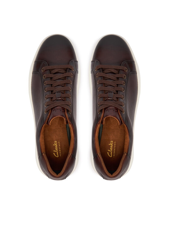 Clarks Снікерcи Clarks Goswell Tie 26186560 Коричневий
