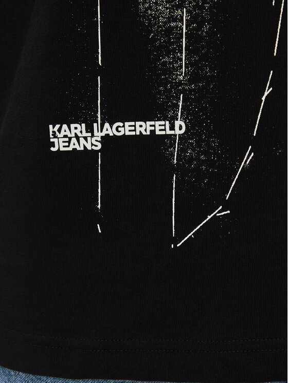 Karl Lagerfeld Jeans Karl Lagerfeld Jeans Camiseta B3M17034 Negro Relaxed Fit