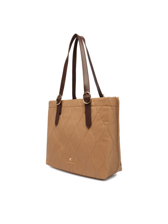 Beverly Hills Polo Club Дамска чанта Beverly Hills Polo Club CWBEO-BHPC-C-001-10 Тъмнобежов