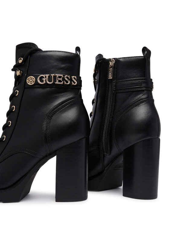 Guess Botki Guess FLFNEE ELE10 Czarny