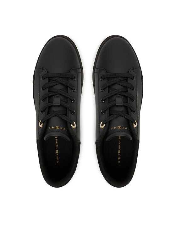 Tommy Hilfiger Sneakersy Tommy Hilfiger Casual Cupsole Sneaker FW0FW09020 Černá