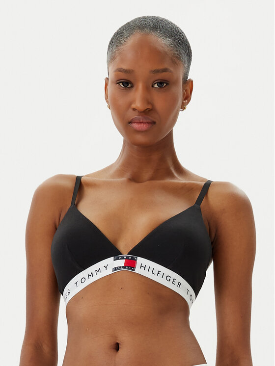 Tommy Hilfiger Tommy Hilfiger Bralette UW0UW06040 Negro