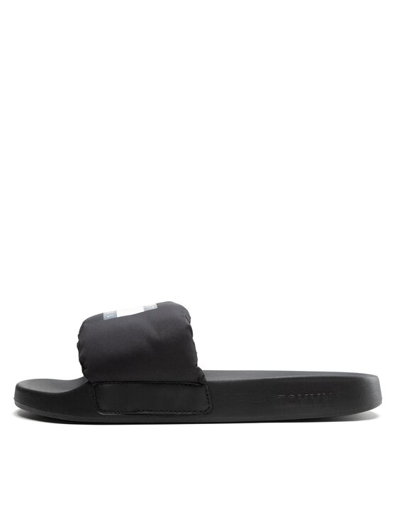 Tommy Jeans Παντόφλες Tommy Jeans Padded Tommy Jeans Pool Slide EM0EM01041 Μαύρο