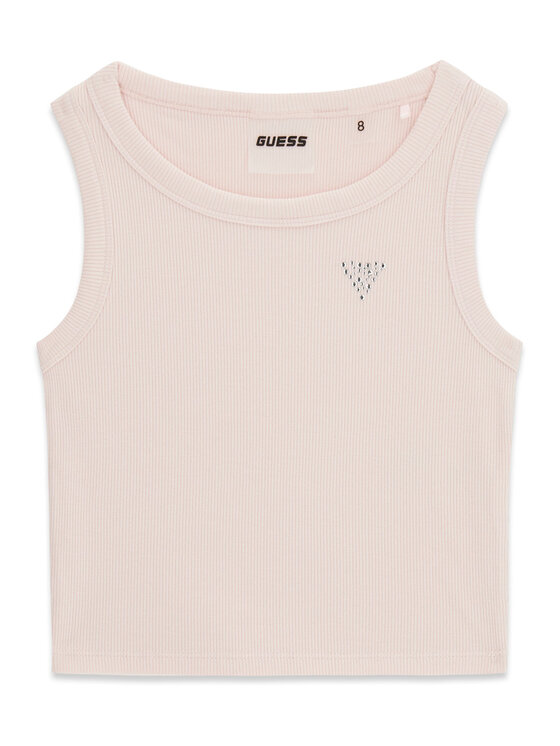 Guess Guess Top J6GI36 K8RT2 Rosa claro Slim Fit
