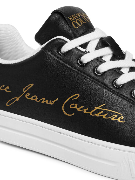 Versace Jeans Couture Снікерcи Versace Jeans Couture 80VA3SKL ZPB77 G89 Чорний