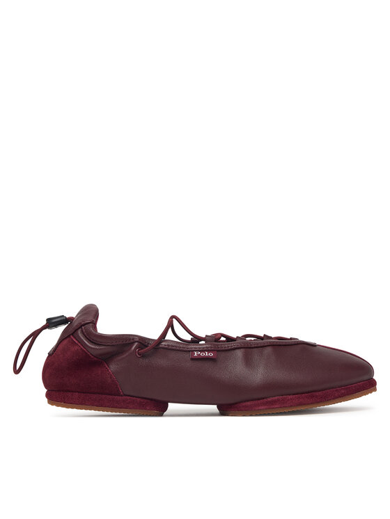 Polo Ralph Lauren Μπαλαρίνες Polo Ralph Lauren Ballerina Sneaker 804P08221003 Μπορντό
