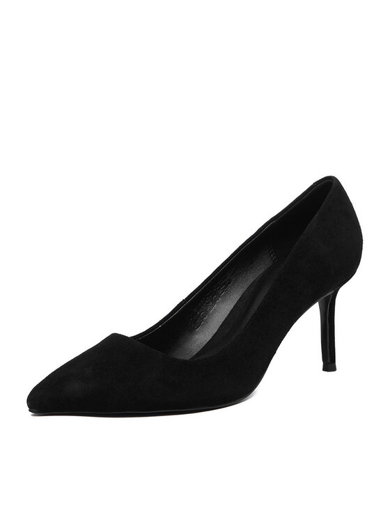 GINO ROSSI Pantofi cu toc subțire GINO ROSSI C-WS1358-01-S Negru