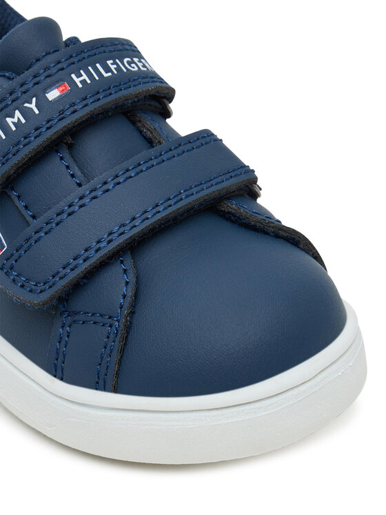 Tommy Hilfiger Sportcipők Tommy Hilfiger Low Cut Velcro Sneaker T1X9-34062-1355 M Sötétkék