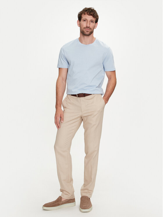 BOSS Boss Футболка Tessler 150 50468395 Блакитний Slim Fit