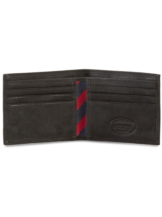 Tommy Hilfiger Портфейл Tommy Hilfiger Johnson Mini Cc Wallet AM0AM00663 Черен