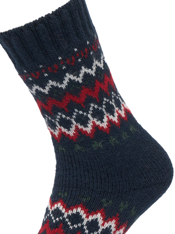 Barbour Hosszú zoknik Barbour Kingsford Fair Isle LSO0135NY71 Sötétkék