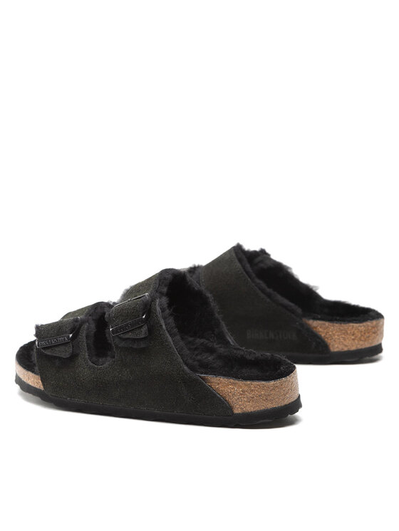 Birkenstock Шльопанці Birkenstock Arizona Shearling 0752663 Чорний