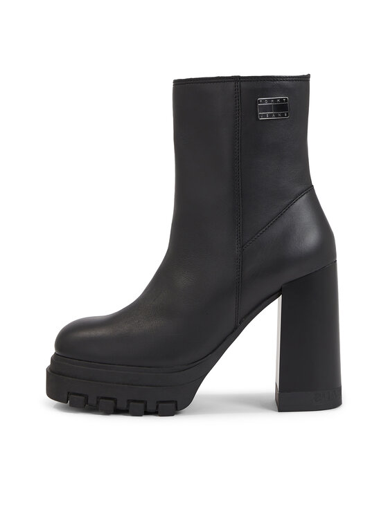 Tommy Jeans Stivaletti Tommy Jeans Tjw High Heel Ankle EN0EN02256 Nero