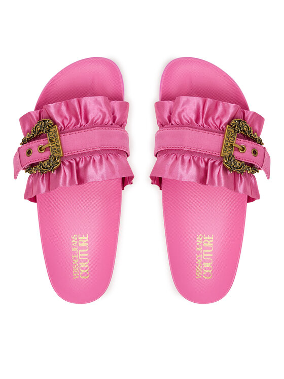 Versace Jeans Couture Шльопанці Versace Jeans Couture 80VA3SM5 ZS185 499 Рожевий
