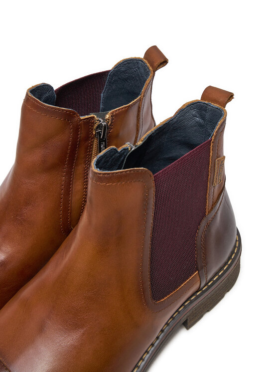 Pikolinos Členková obuv s elastickým prvkom Pikolinos M2M-8022C1 Hnedá