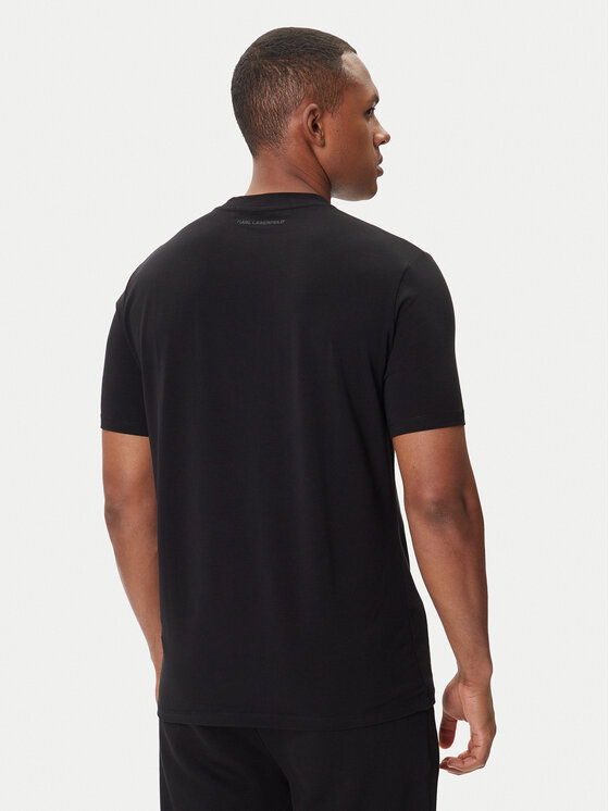 KARL LAGERFELD KARL LAGERFELD T-shirt 755750 500221 Crna Regular Fit
