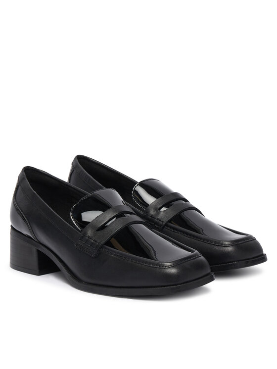 Clarks Обувки Clarks Moseley Edge 26320249 Черен