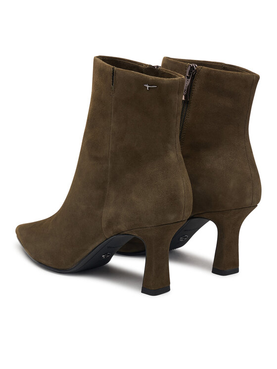 Tamaris Členková obuv Tamaris 1-25358-45 Tmavo zelená
