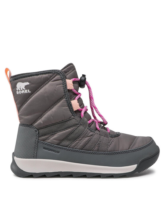 Sorel Čizme za snijeg Sorel Youth Whitney II Short Lace WP NY3903 Siva