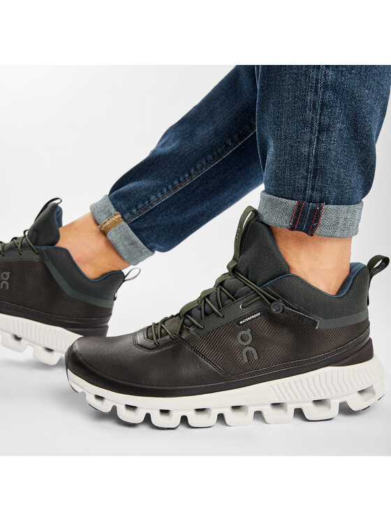 On Superge On Cloud Hi Waterproof 2899675 Zelena