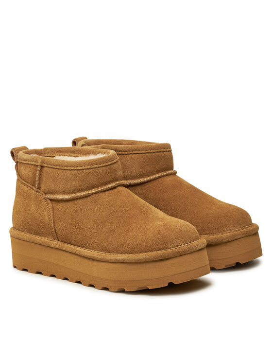 Bearpaw Snehule Bearpaw Retro Shorty 2940W Béžová