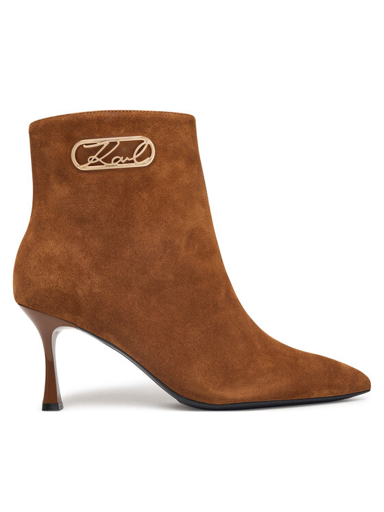 KARL LAGERFELD Īsie zābaki KARL LAGERFELD Sienna KL32747 Brūns