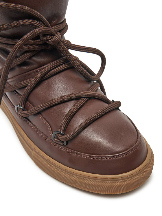 Inuikii Snehule Inuikii Full Leather 55102-087 Hnedá