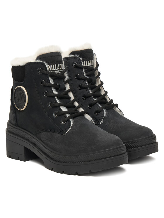 Palladium Šnurovacia obuv Palladium Pallarise Nbk Wl 99527-008-M Čierna
