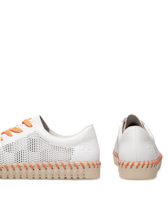 Rieker Sneakers Rieker N1900-80 Alb