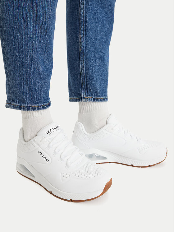 Skechers Sneakersy Skechers Uno 2 155543/WHT Biały