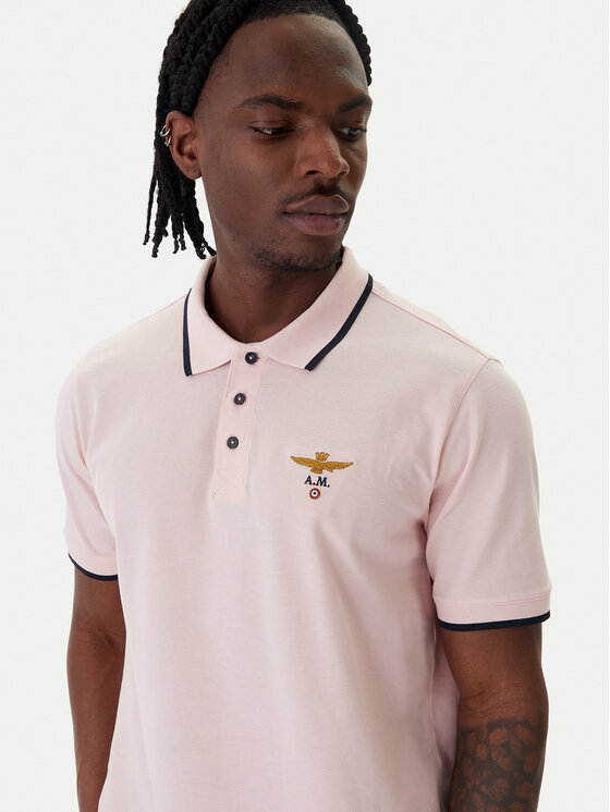 Aeronautica Militare Aeronautica Militare Polo 261PO1308UP00082 Rosa Regular Fit