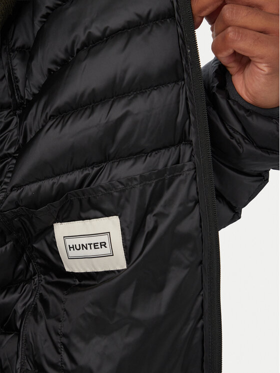 Hunter Hunter Pehelykabát 62KUMP1000 Fekete Regular Fit
