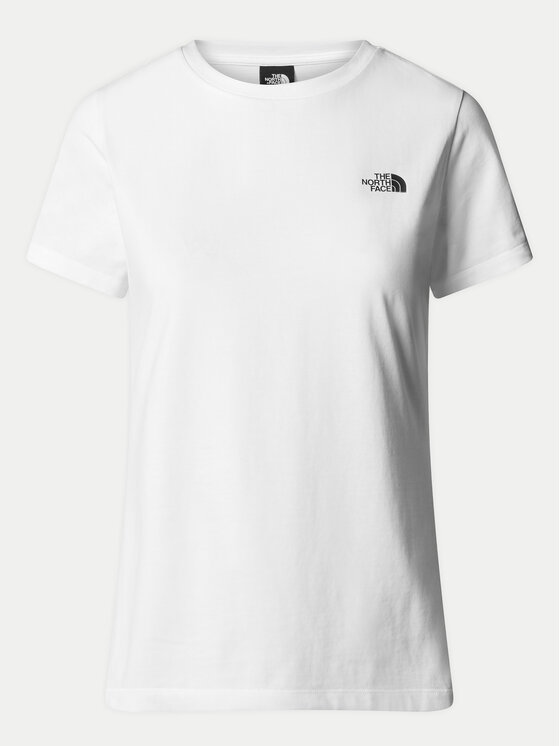 The North Face The North Face T-shirt Simple Dome NF0A87NH Bijela Regular Fit