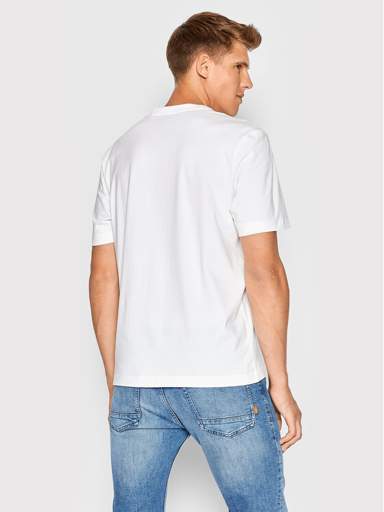 BOSS Boss Majica TChup 50473278 Bela Relaxed Fit
