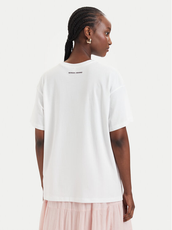 ONLY ONLY Camiseta Vivvi 15346761 Blanco Regular Fit