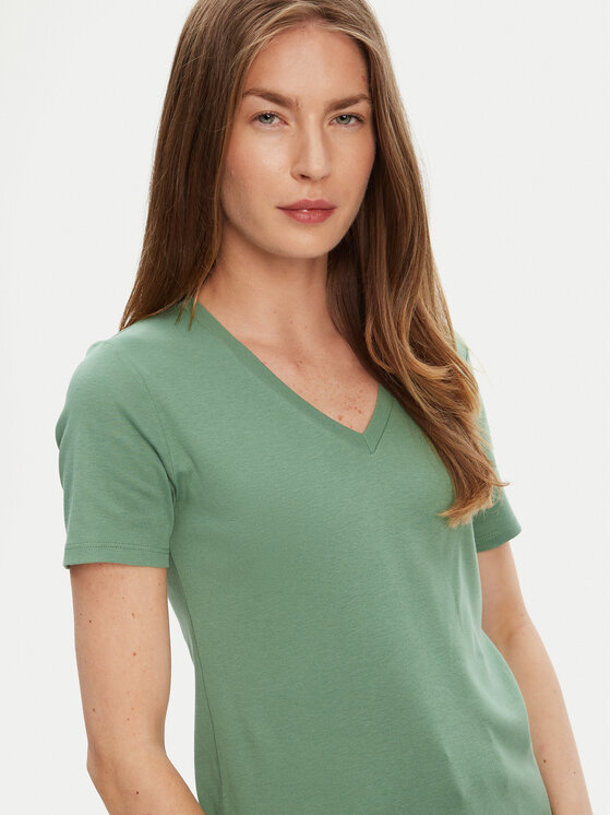 United Colors Of Benetton United Colors Of Benetton Camiseta 3GA2E4230 Verde Regular Fit
