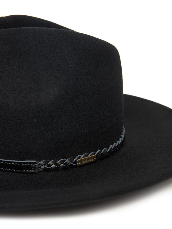 Barbour Καπέλο Barbour Tack Fedora LHA0217BK91 Μαύρο