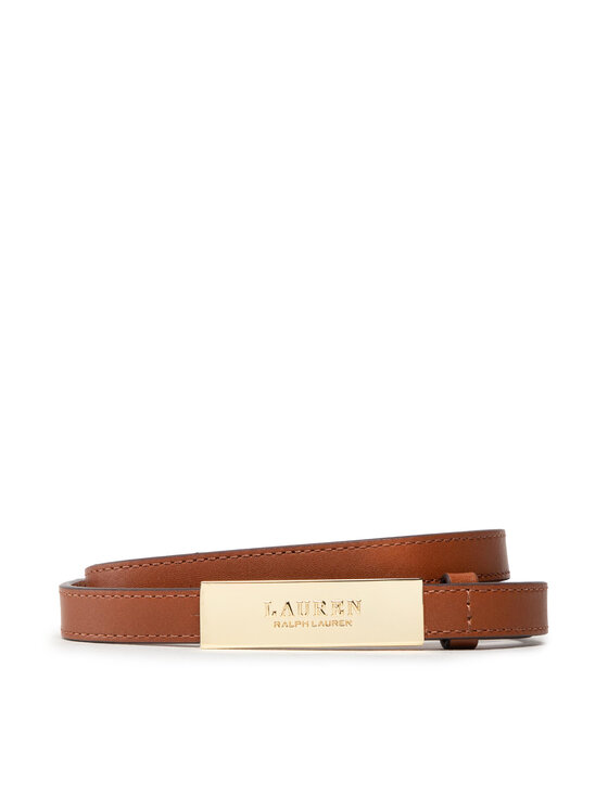 LAUREN RALPH LAUREN Cintura da donna Lauren Ralph Lauren New Plaque 412873090002 Marrone