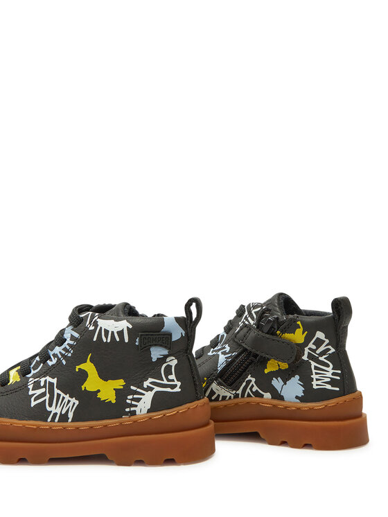 Camper Šnurovacia obuv Camper Twins K900291-014 Čierna