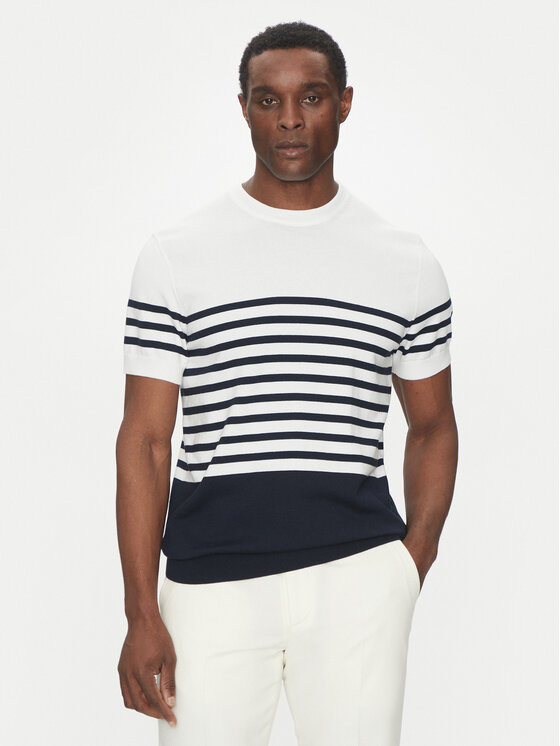 Hechter Paris Hechter Paris T-shirt 65016 151801 Blu scuro Regular Fit