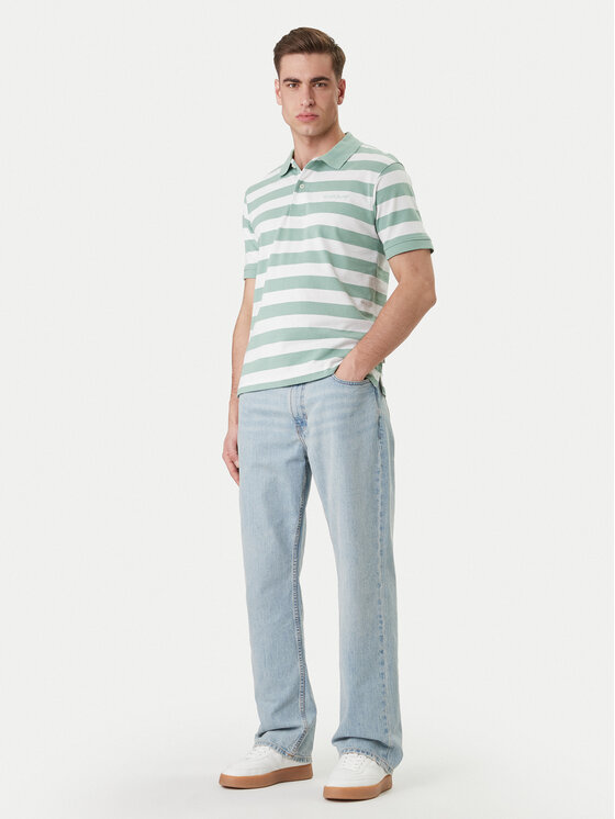 Guess Jeans Guess Jeans Поло M6GP00 KCOT1 Зелений Regular Fit