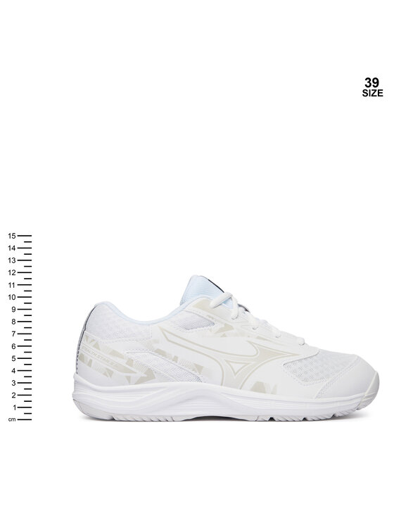 Mizuno Batai uždaroms aikštelėms Mizuno Stealth Star 3 Jr. X1GC2507 Balta