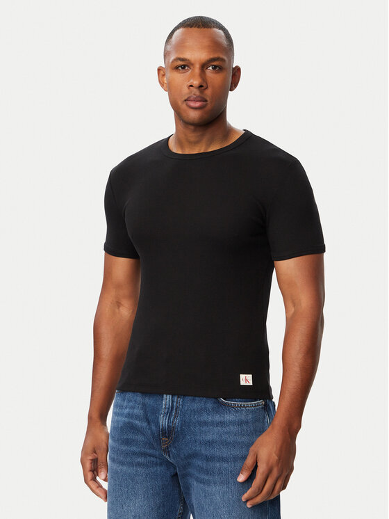 Calvin Klein Jeans Calvin Klein Jeans Camiseta LV04RG214G Negro Slim Fit