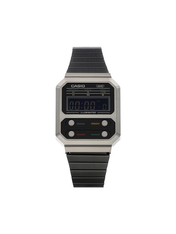 Casio Ρολόι Casio Vintage A100WEGG-1AEF Γκρι