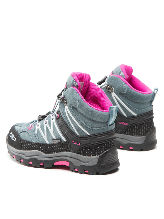 CMP Παπούτσια πεζοπορίας CMP Kids Rigel Mid Trekking Shoe Wp 3Q12944 Γκρι