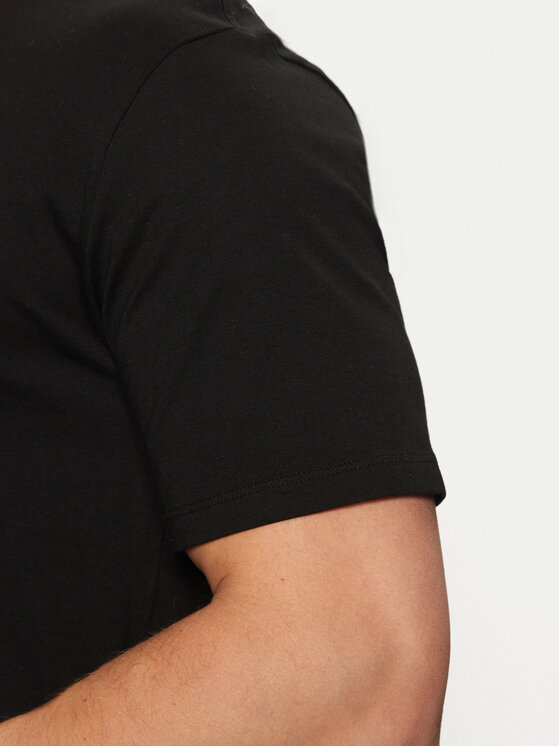 Lindbergh Lindbergh T-shirt 30-400200 Crna Relaxed Fit