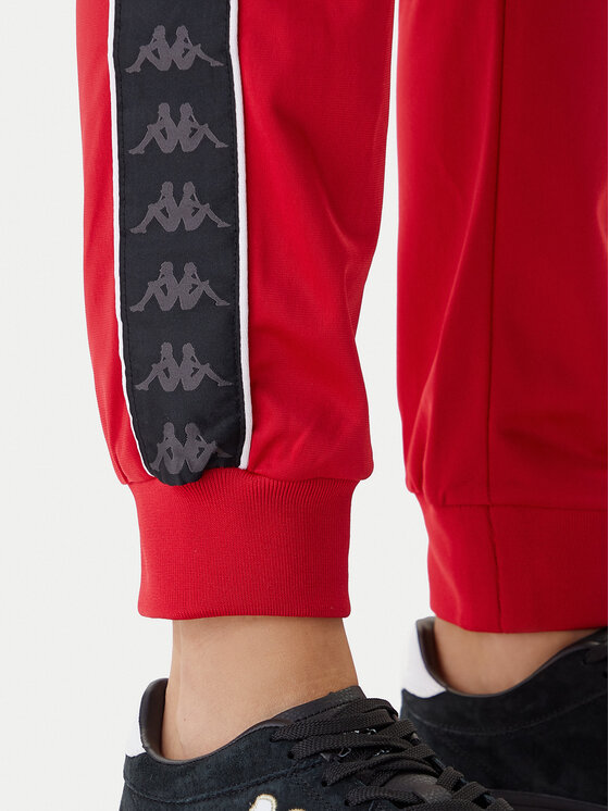 Kappa Kappa Pantalones de chándal cz303R5K0 Rojo Slim Fit
